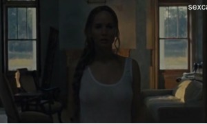 Breasts Jennifer Lawrence in transparent shirt