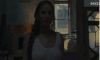 Breasts Jennifer Lawrence in transparent shirt