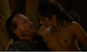 The scene in the brothel in the series "Game of thrones"