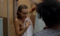 Taylor Schilling gets out of the shower