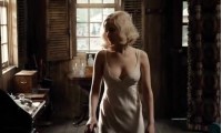 Jennifer Lawrence in transparent nightie