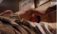 Sex with Margot Robbie on a pile of money