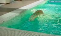 Yuliya Latysheva naked in the pool