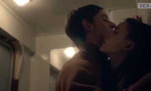 Sex with Stacy Martin in a train