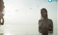 Severe anusauskaite naked in the sea