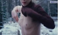 Franziska Petri naked in the woods