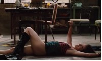 Passionate sex on the floor with Anne Hathaway