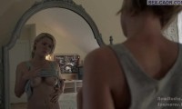 Kathleen Robertson Naked in front of a mirror