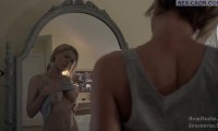 Kathleen Robertson Naked in front of a mirror