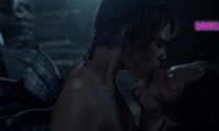 Cara Delevingne and Orlando Bloom in a sex scene