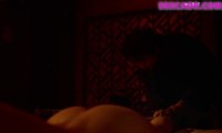 Alexandra Daddario fully naked tied to bed