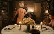 Footage from the film with Polina Maksimova naked, explicit scenes