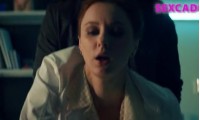 Marusya Klimova in a workplace sex scene