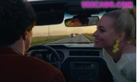 Kristina Asmus gives a blowjob to Kozlovsky in the car