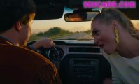 Kristina Asmus gives a blowjob to Kozlovsky in the car