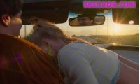 Kristina Asmus gives a blowjob to Kozlovsky in the car