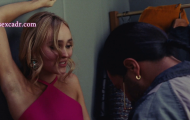 Footage from the film with Lily-Rose Depp nude hot photo video scene