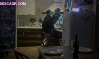 Sex with Maria Matsel in the kitchen in the series Black Cloud